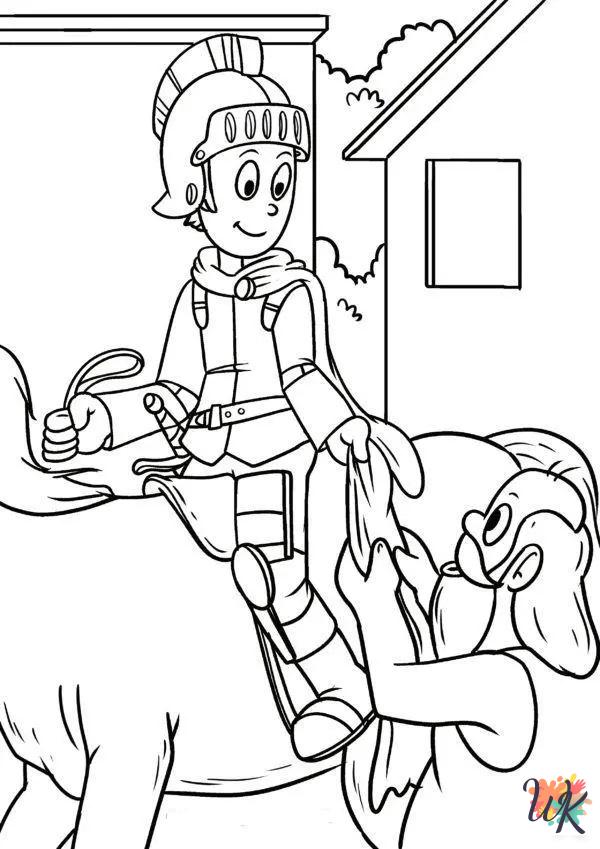 detailed Saint Martin coloring pages for adults