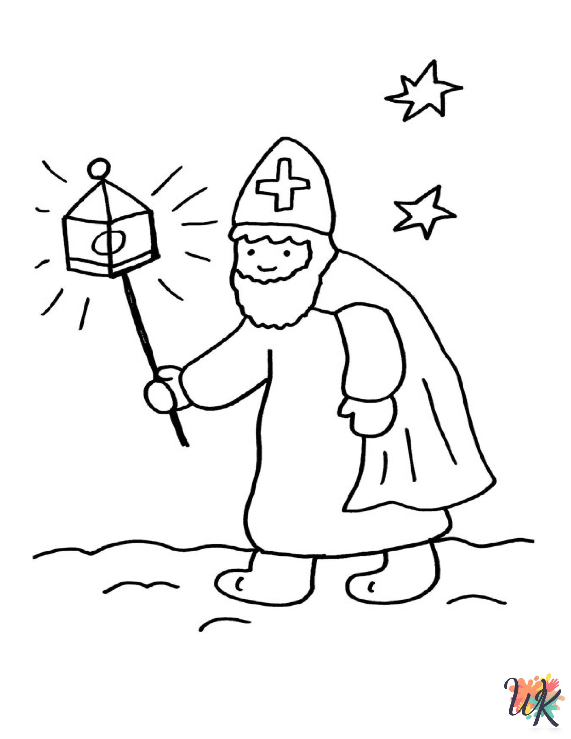 easy Saint Martin coloring pages