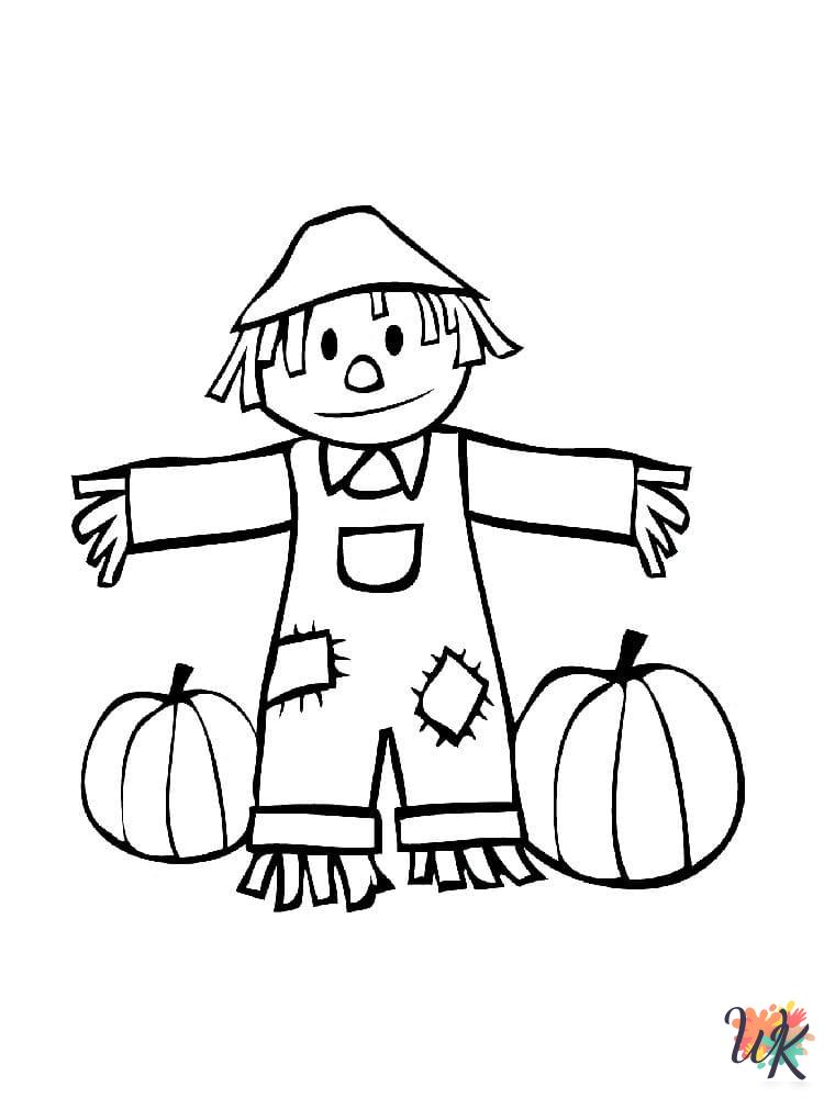 Scarecrow coloring pages grinch