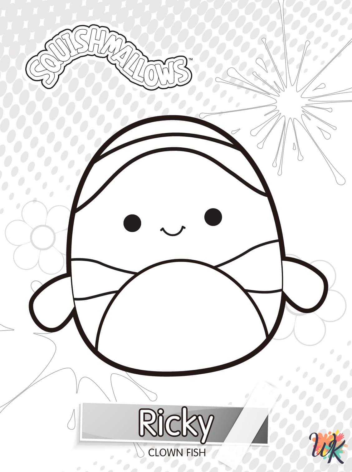 free coloring pages Squishmallows