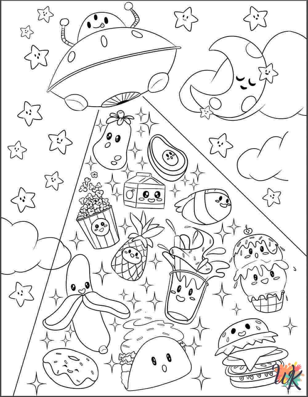 Squishmallows themed coloring pages