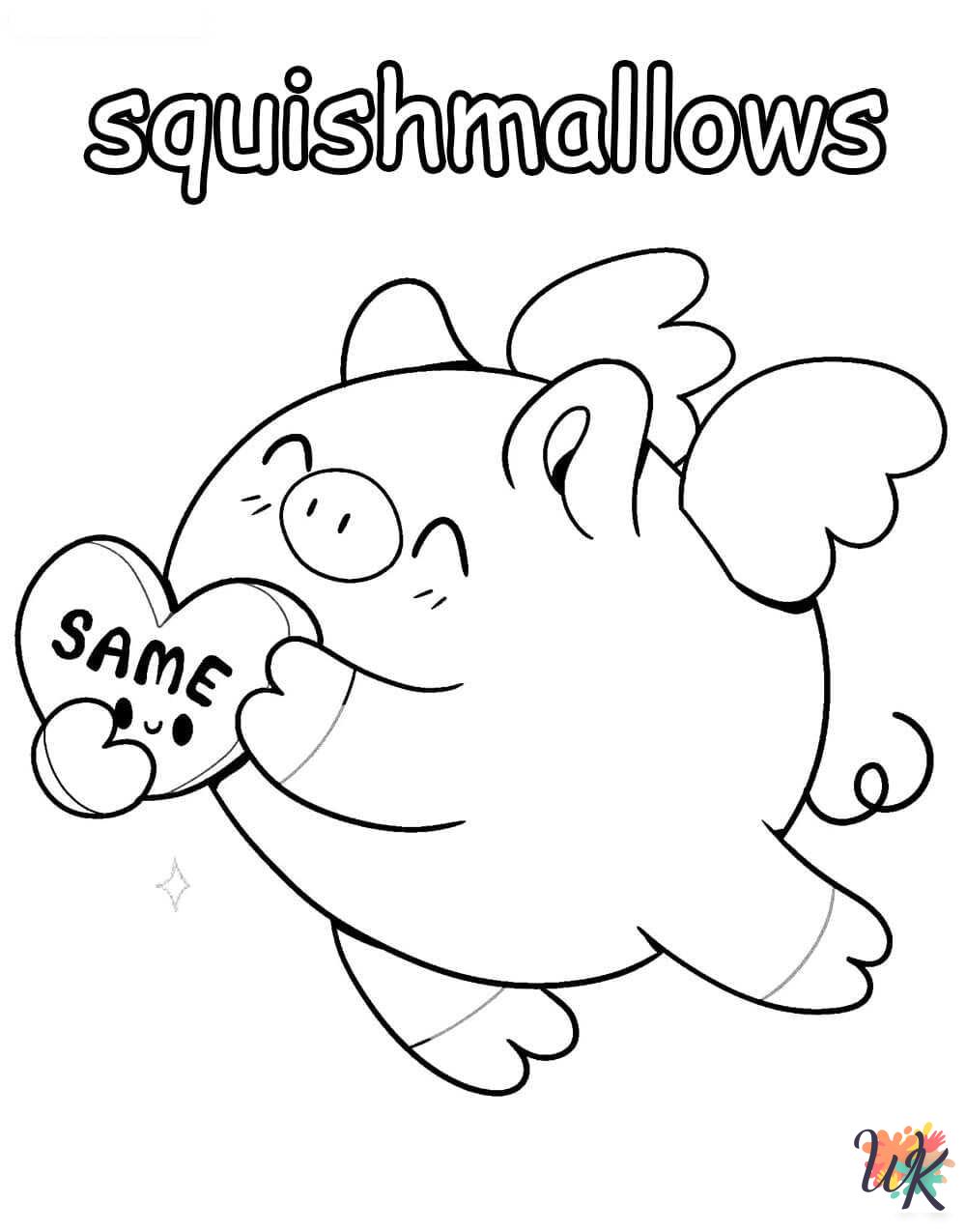 Squishmallows coloring book pages