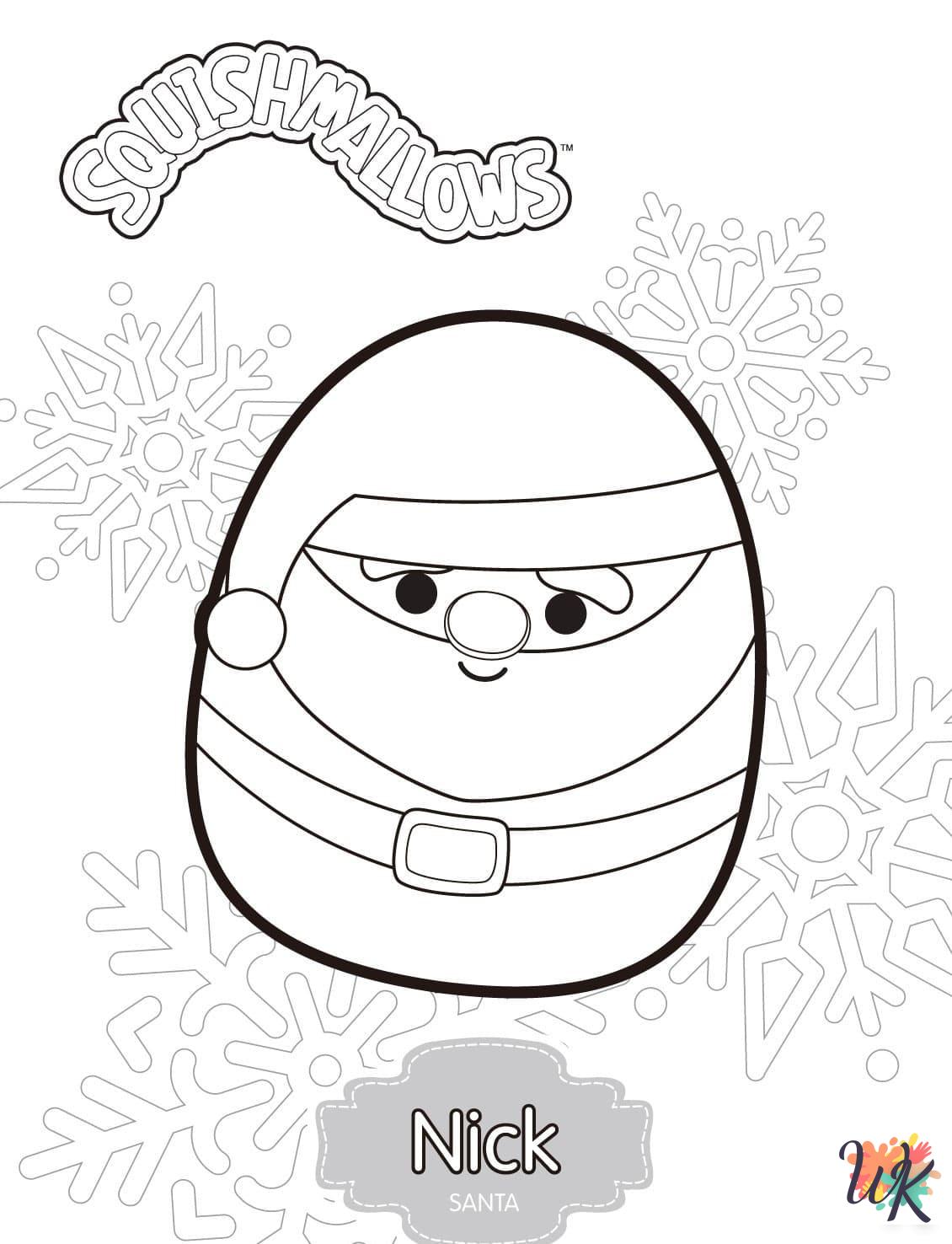 kids Squishmallows coloring pages