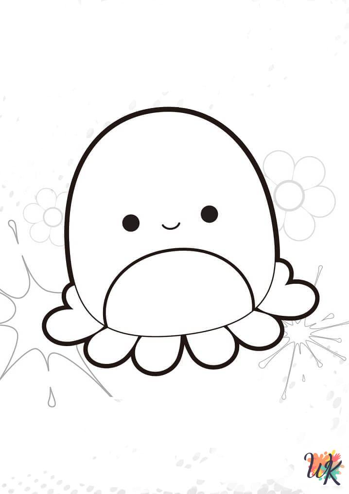 detailed Squishmallows coloring pages