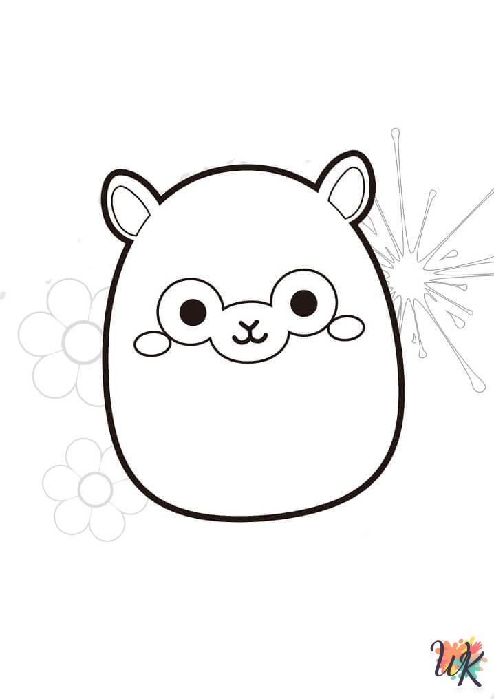 adult coloring pages Squishmallows