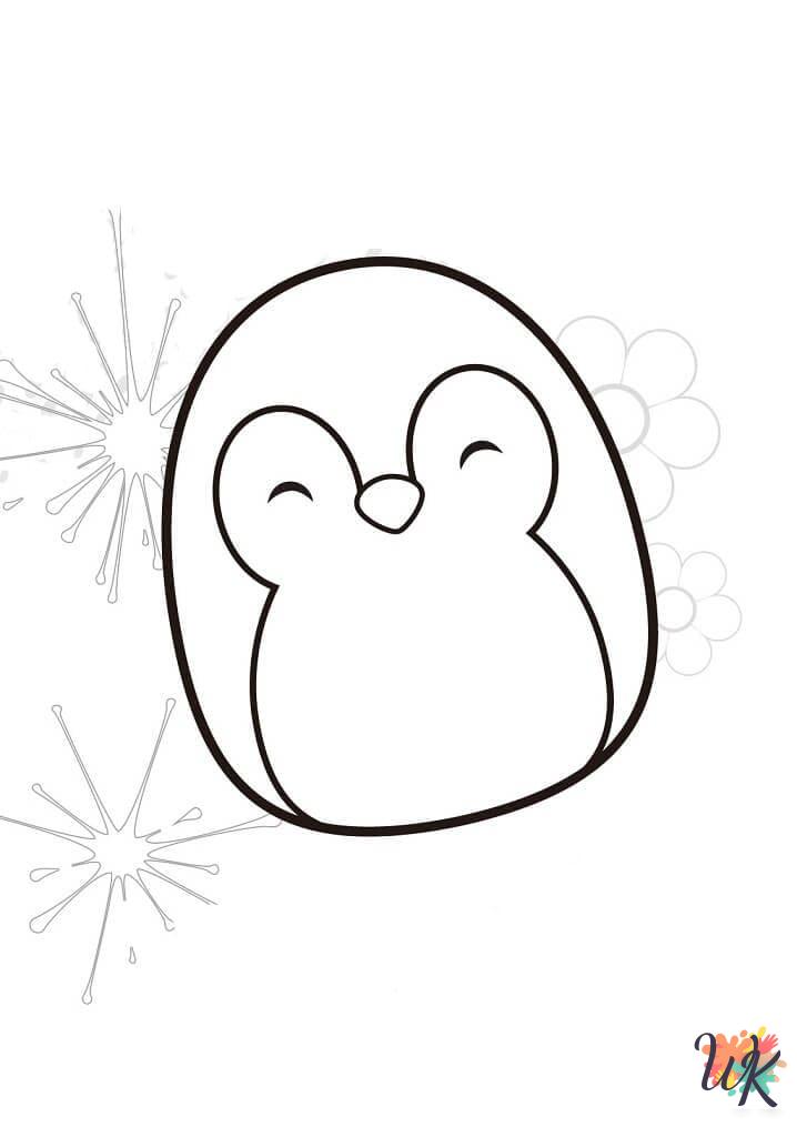 free Squishmallows coloring pages printable