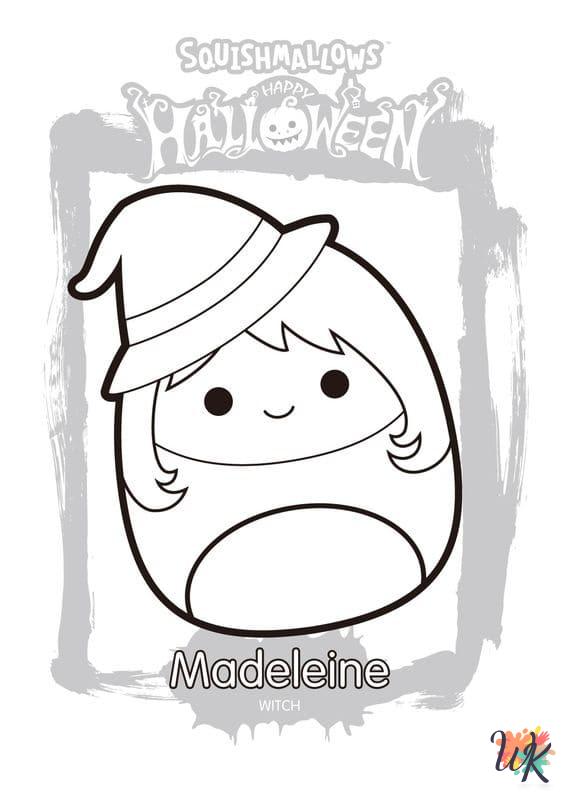 preschool Squishmallows coloring pages
