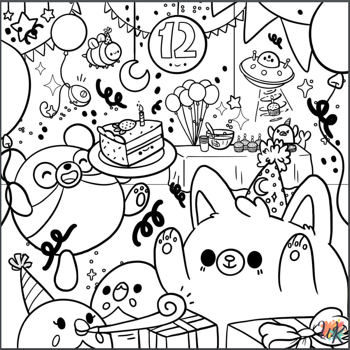 hard Squishmallows coloring pages