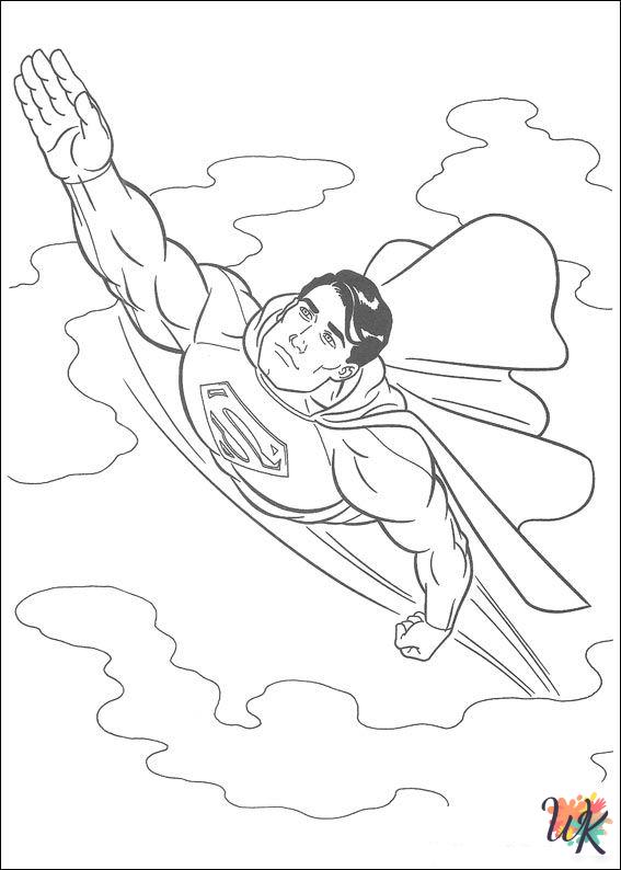 coloring pages for Superman