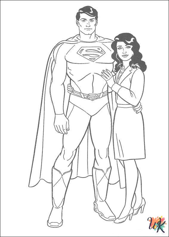 Superman coloring pages printable