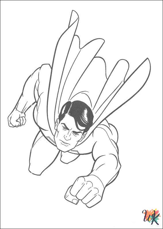 old-fashioned Superman coloring pages