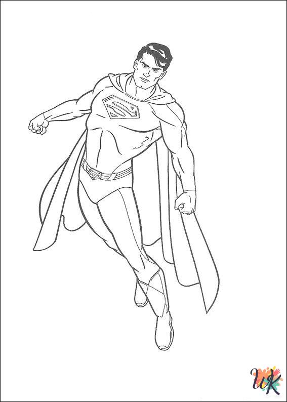 Superman ornament coloring pages