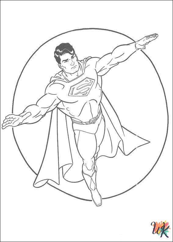 free Superman coloring pages pdf
