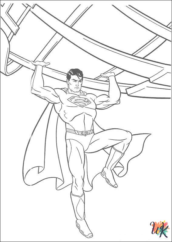 free Superman coloring pages