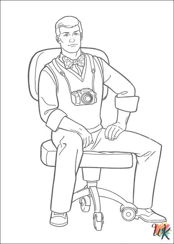 detailed Superman coloring pages