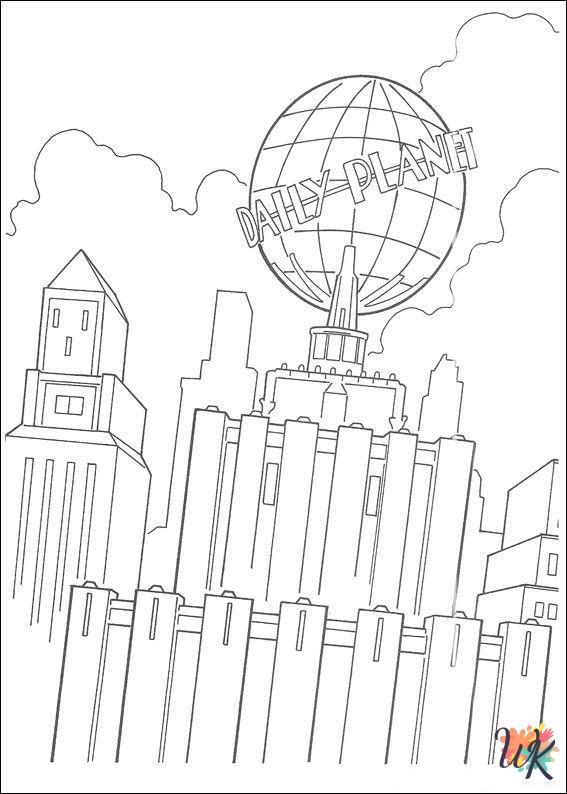 free Superman coloring pages for kids