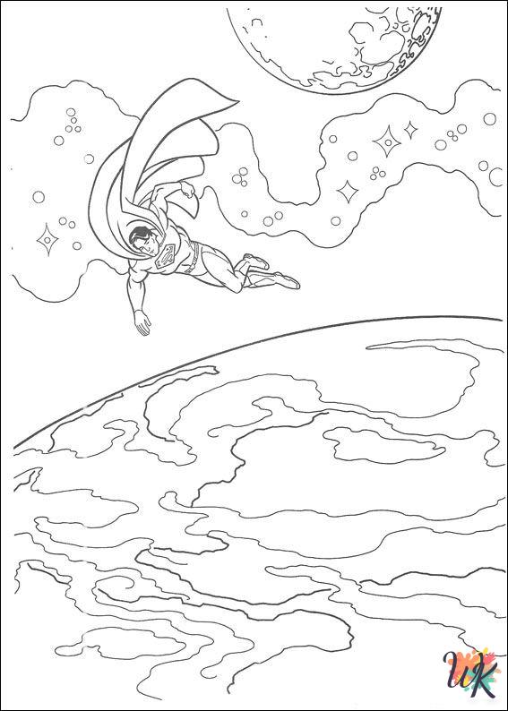 Superman coloring pages free printable