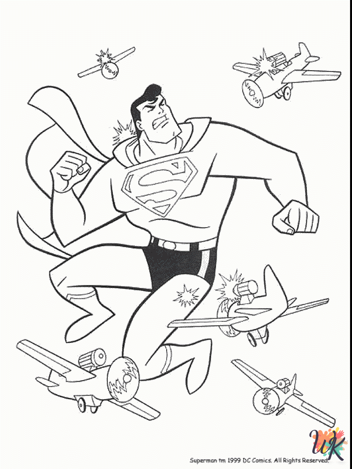 coloring pages Superman