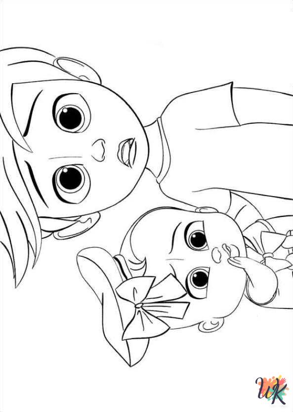 printable The Boss Baby coloring pages