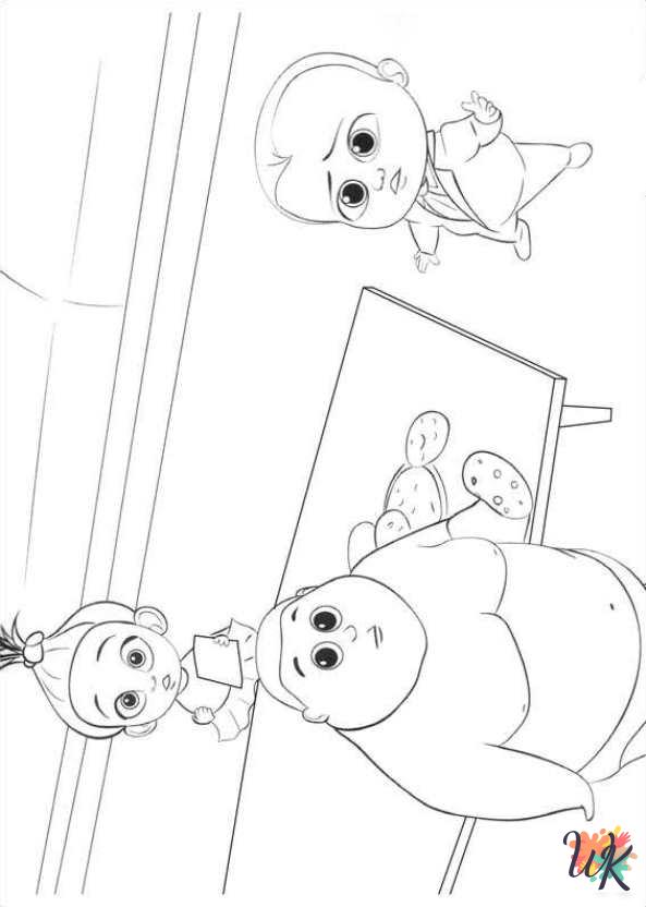 The Boss Baby free coloring pages