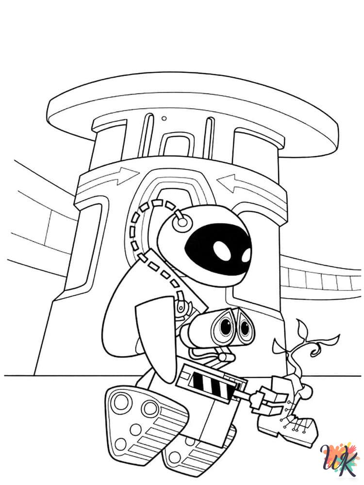 printable WALL-E coloring pages