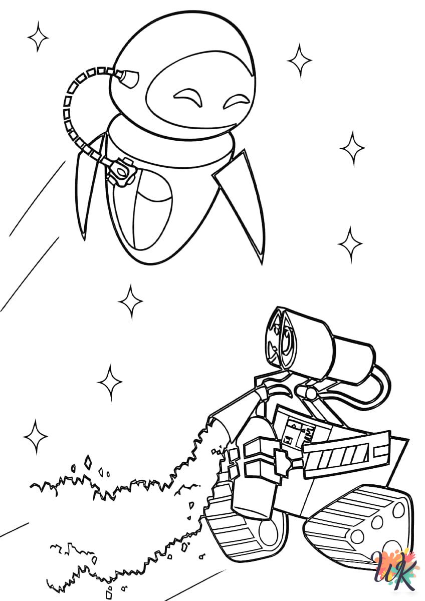kids WALL-E coloring pages