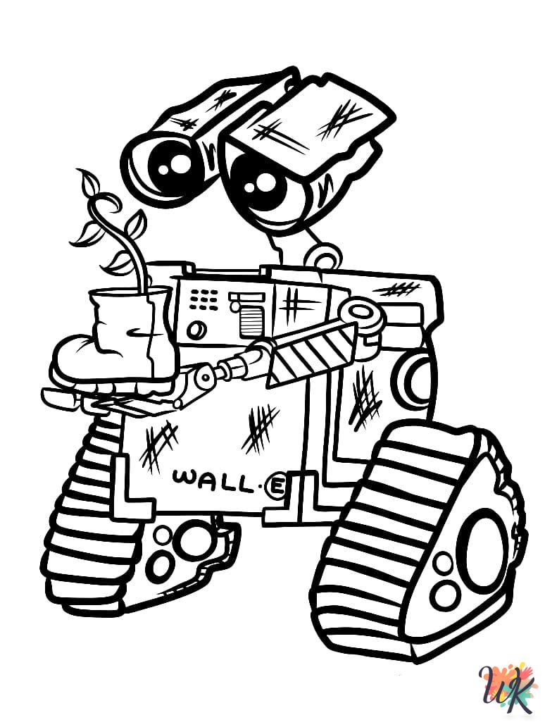 cute WALL-E coloring pages