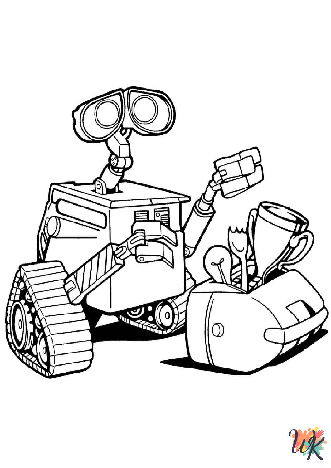 WALL-E coloring pages free printable 2