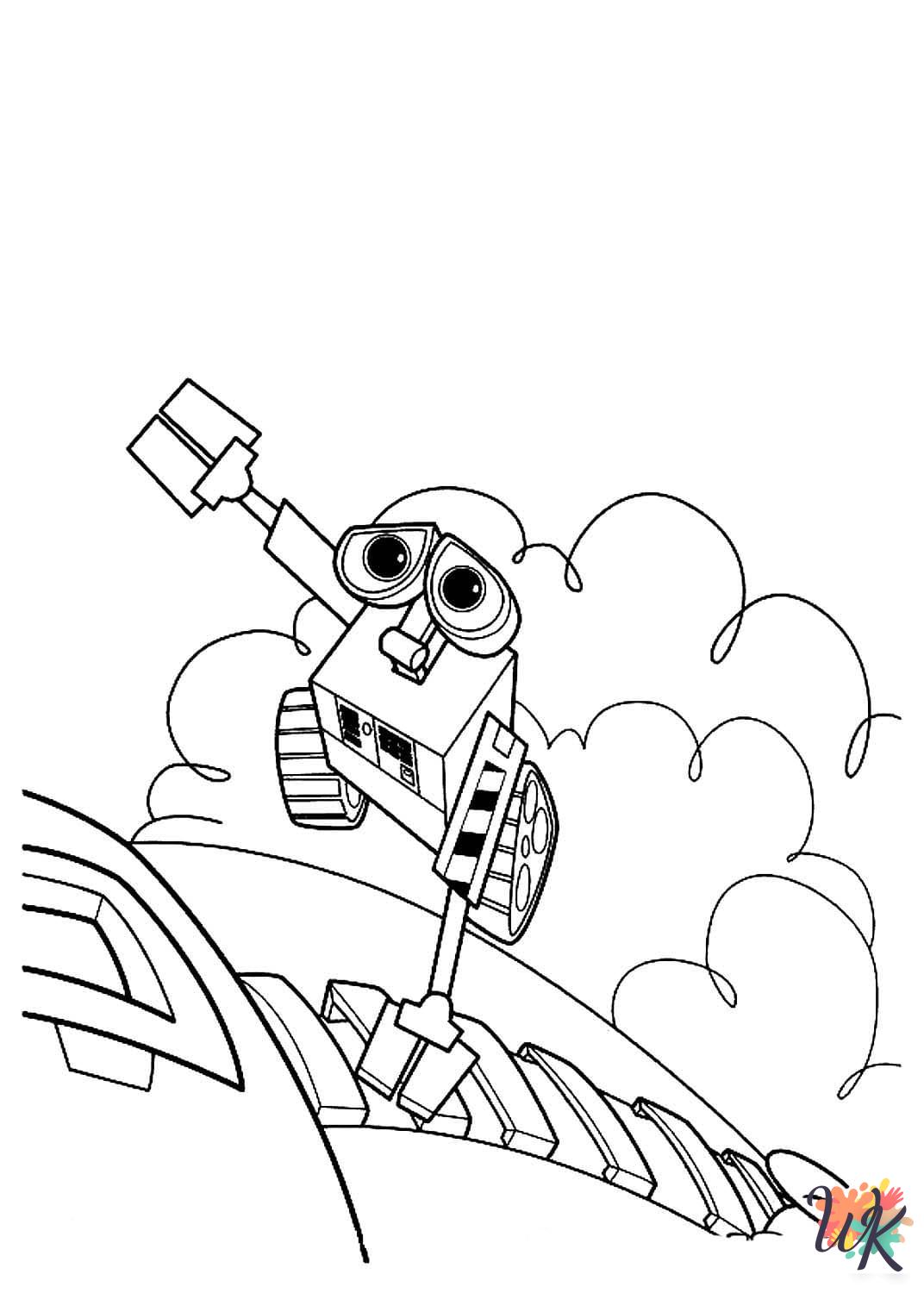 WALL-E coloring pages for adults
