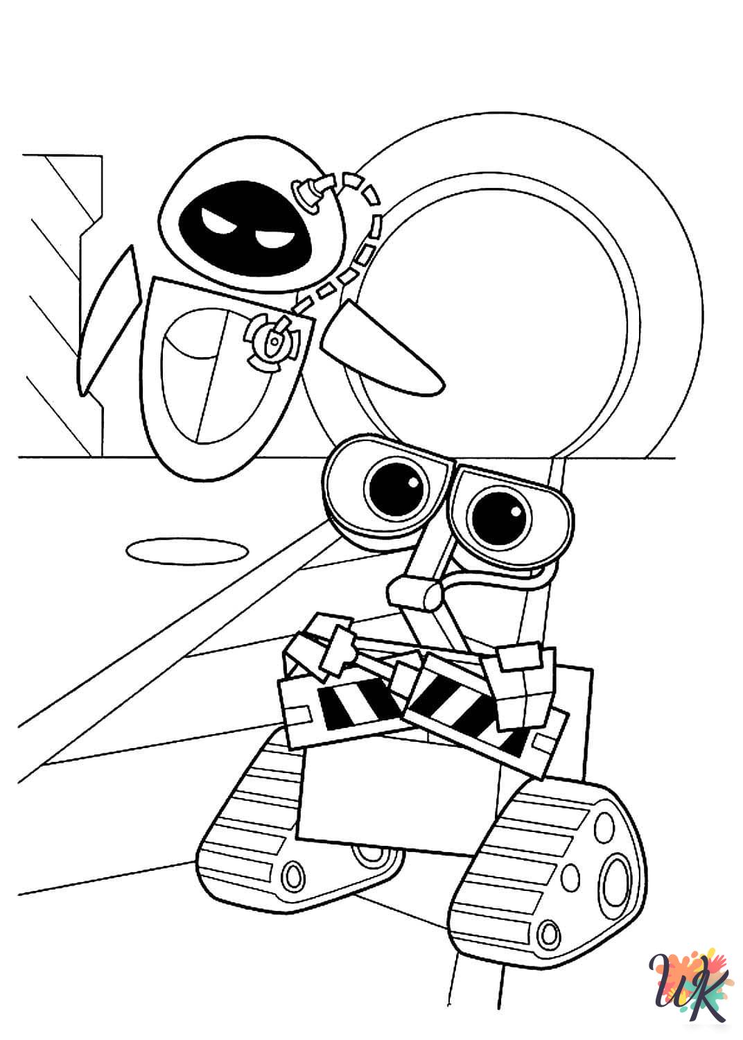 adult coloring pages WALL-E