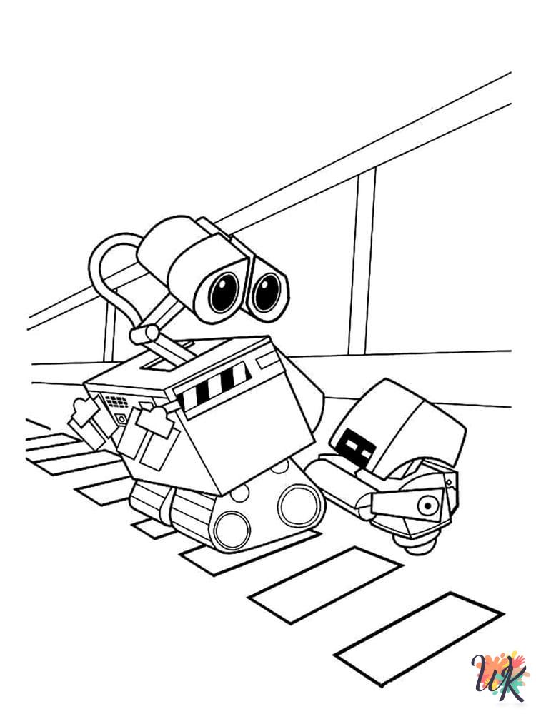 free WALL-E coloring pages pdf