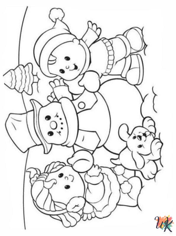 grinch cute Winter coloring pages