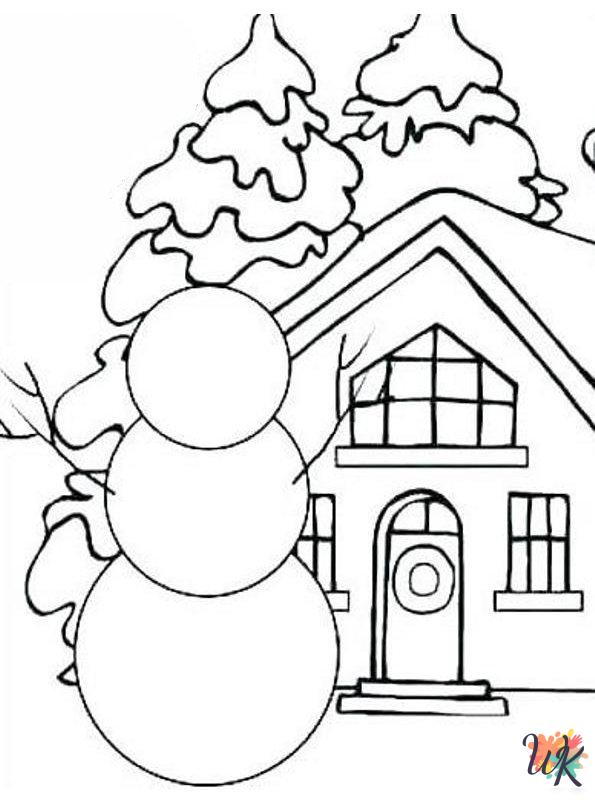 grinch Winter coloring pages