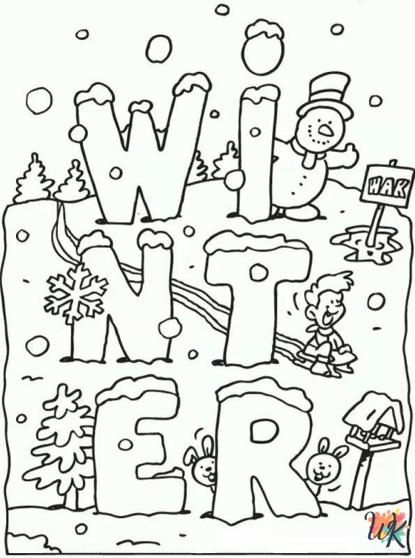printable Winter coloring pages