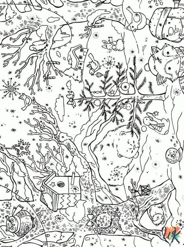 coloring pages Winter