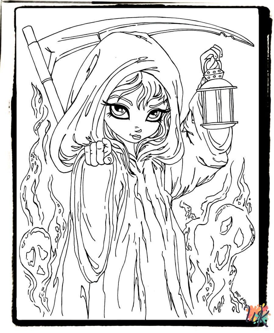 Witch coloring pages pdf