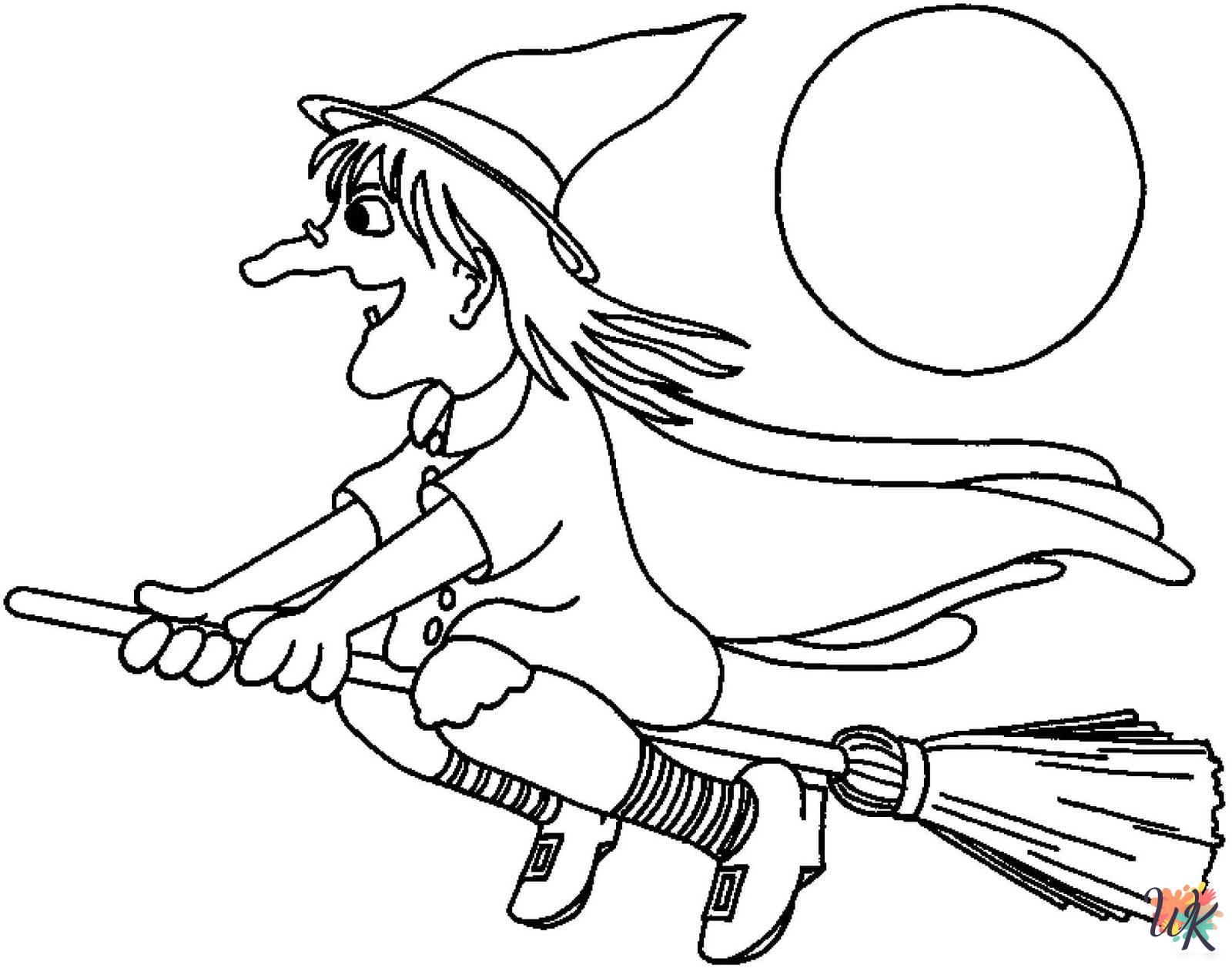 grinch Witch coloring pages
