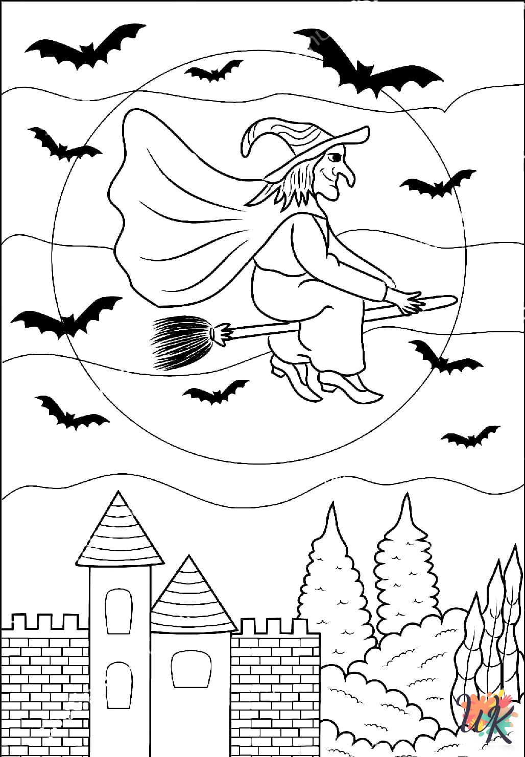 adult coloring pages Witch