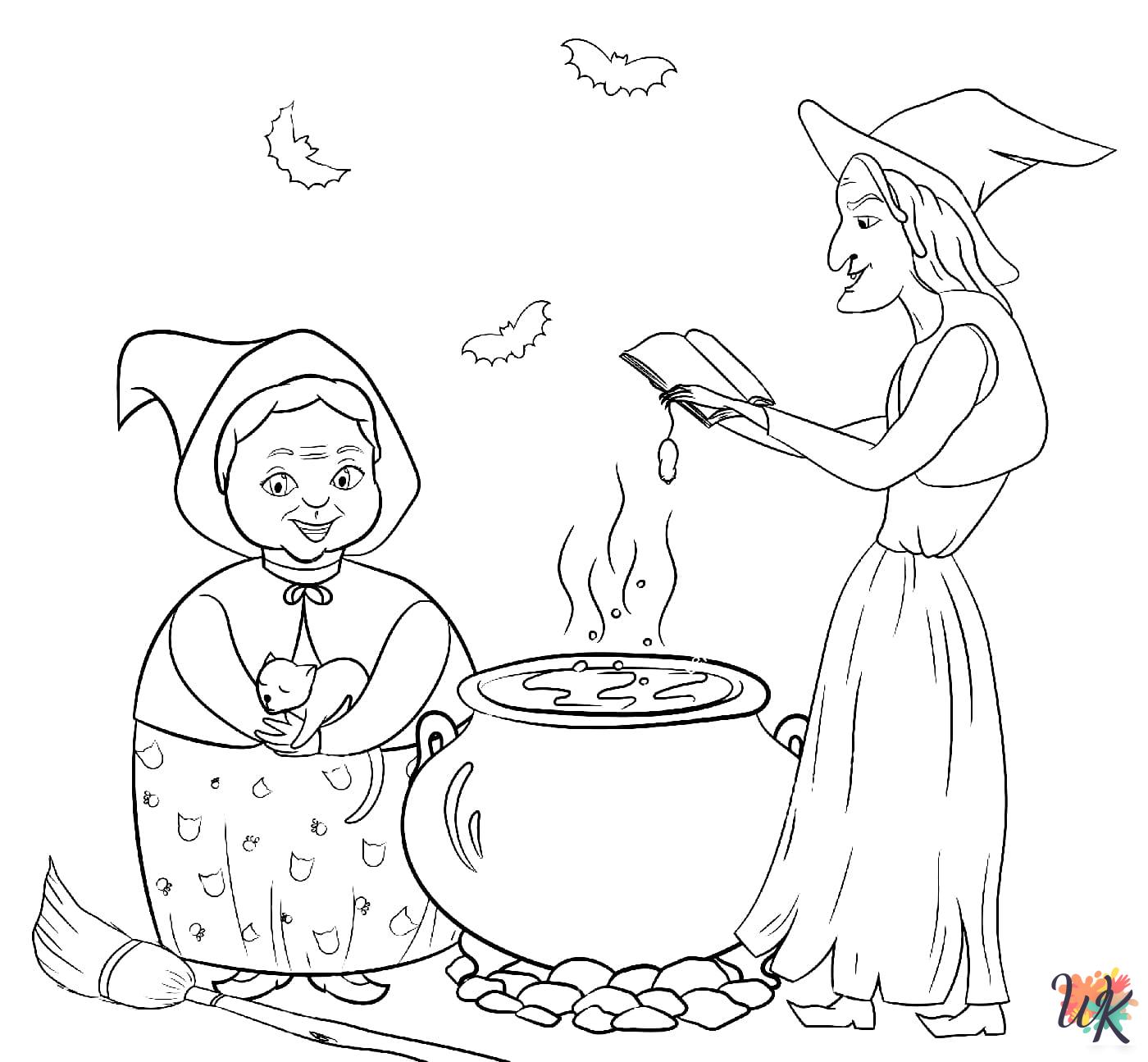 free coloring pages Witch