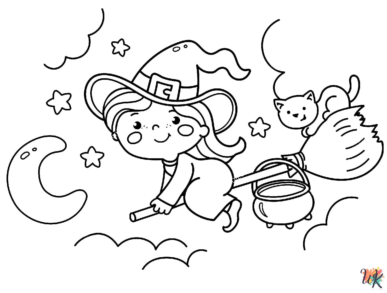 cute Witch coloring pages