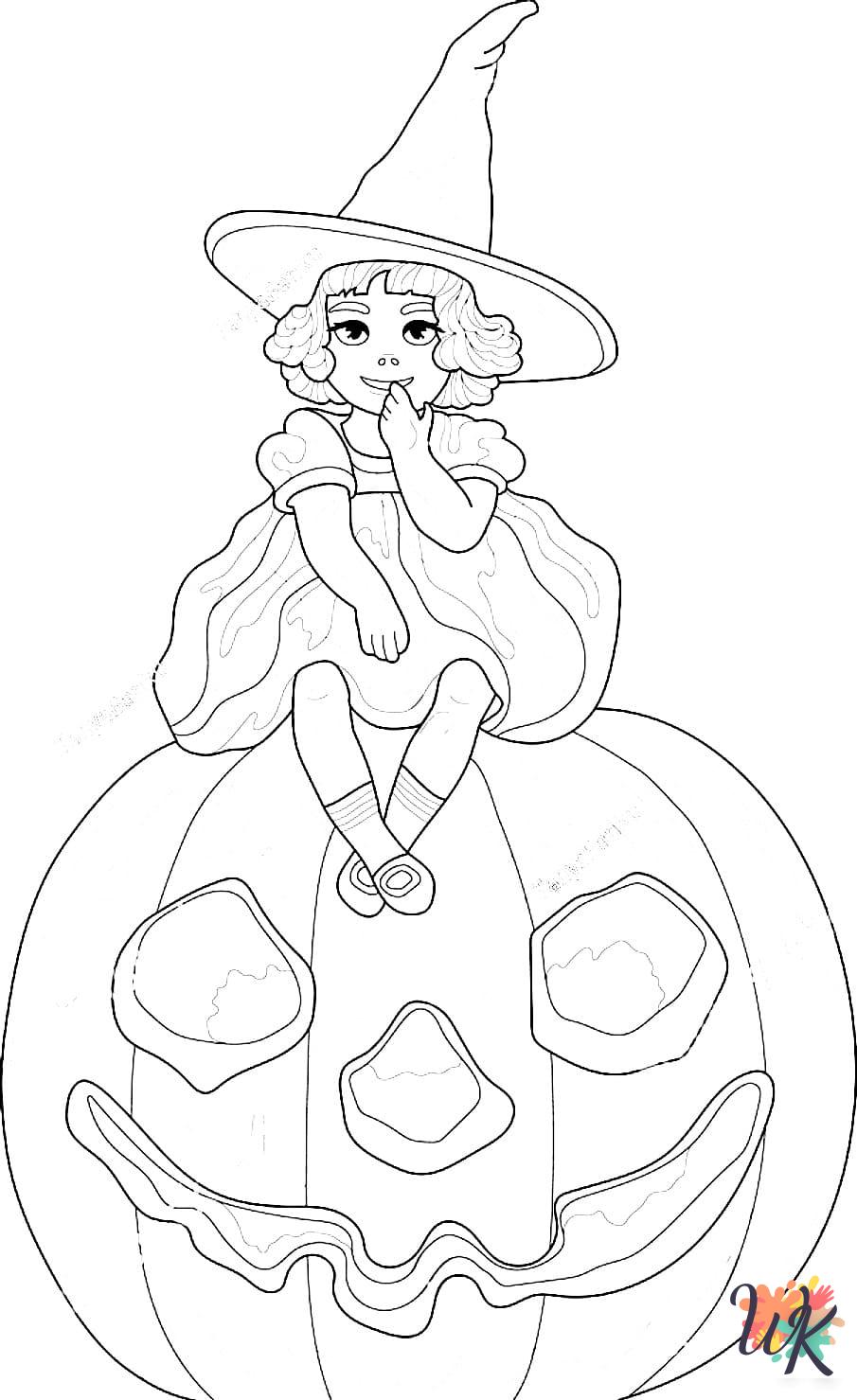 free Witch coloring pages 2