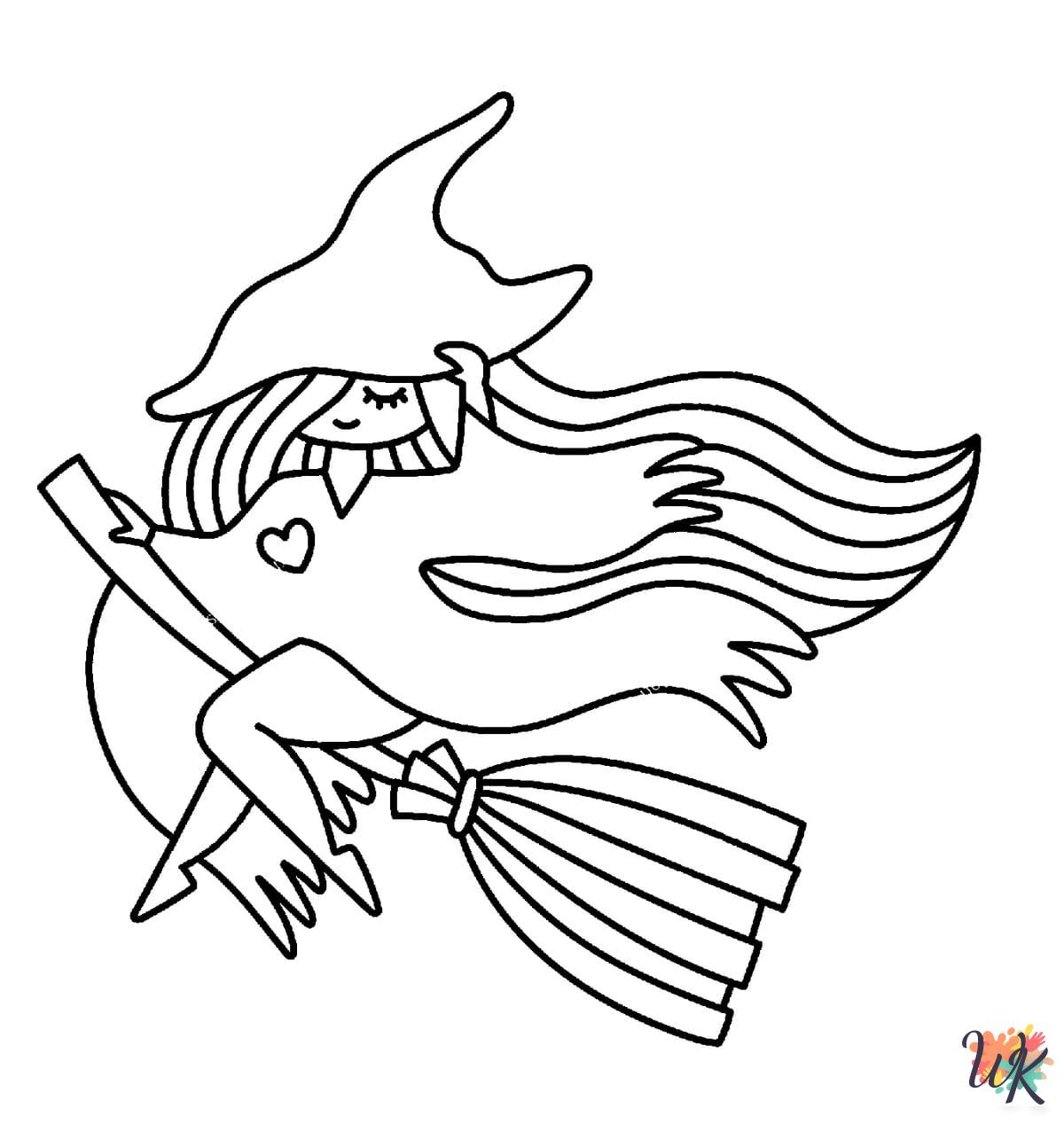coloring pages Witch