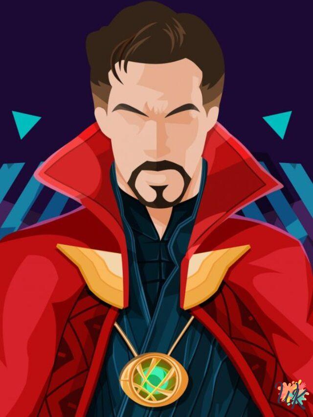 How to Draw Doctor Strange Coloring Pages for kids