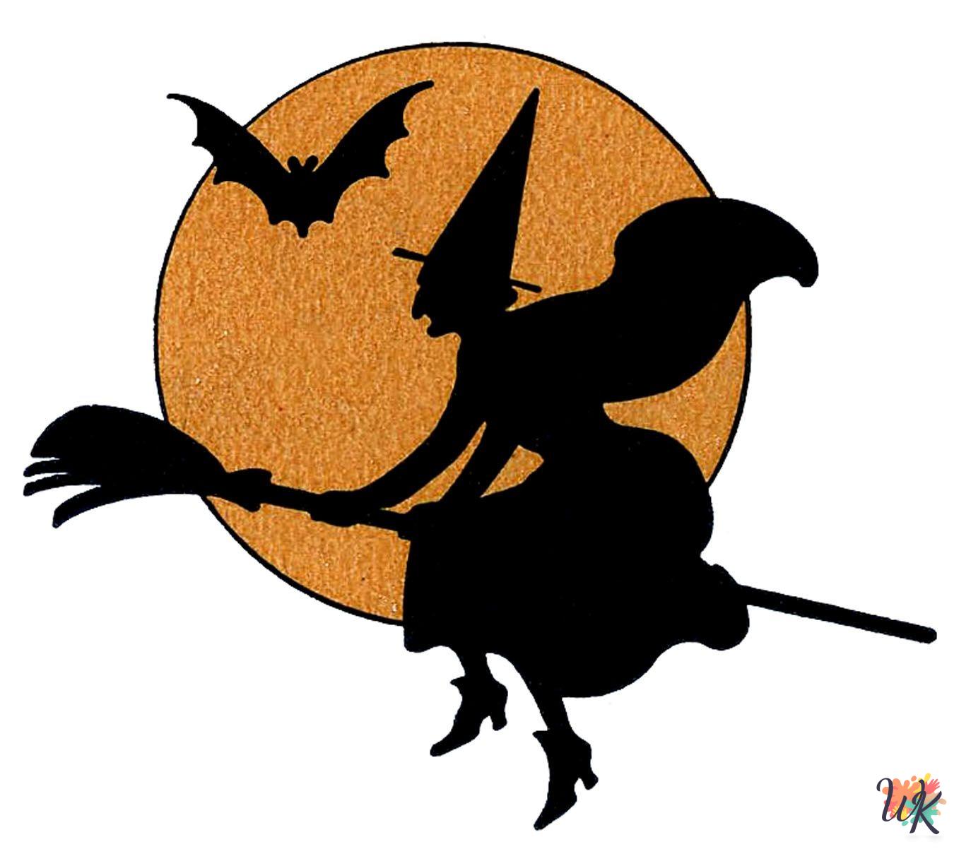Witch coloring pages 1 Witch coloring pages