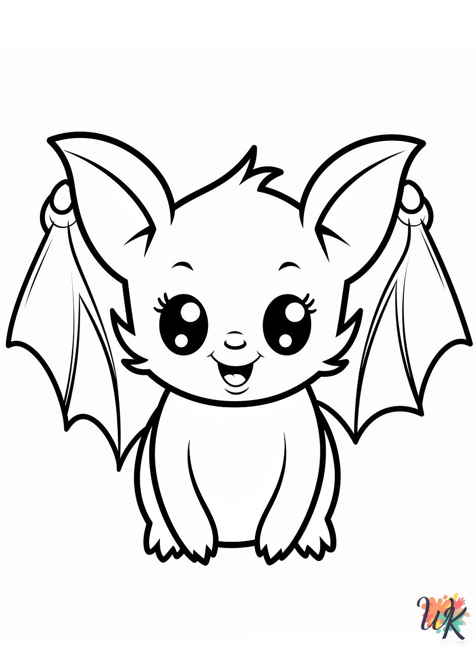 printable Bat coloring pages