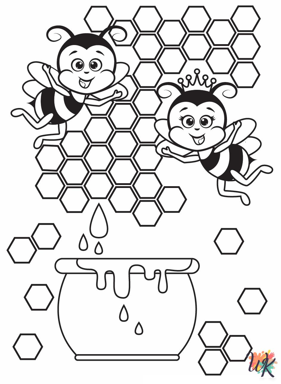 printable coloring pages Bee