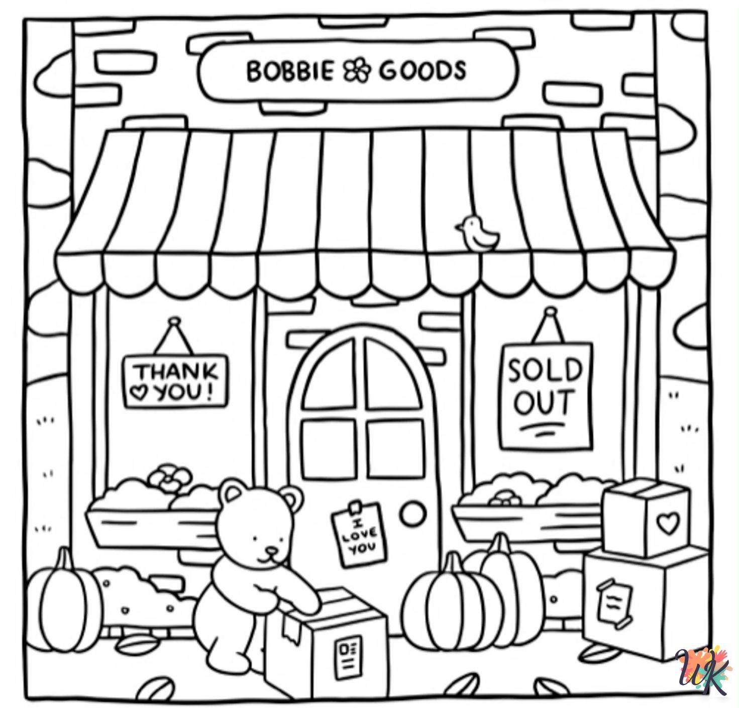 adult coloring pages Bobbie Goods
