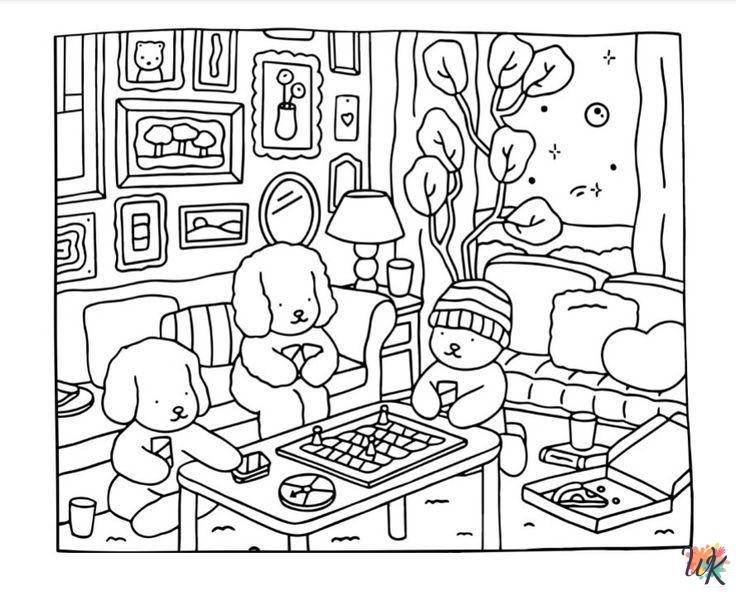old-fashioned Bobbie Goods coloring pages