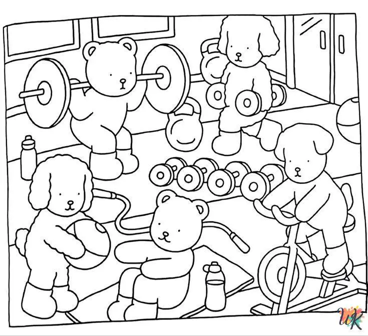 Bobbie Goods coloring book pages