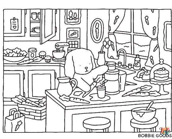 free Bobbie Goods coloring pages for adults
